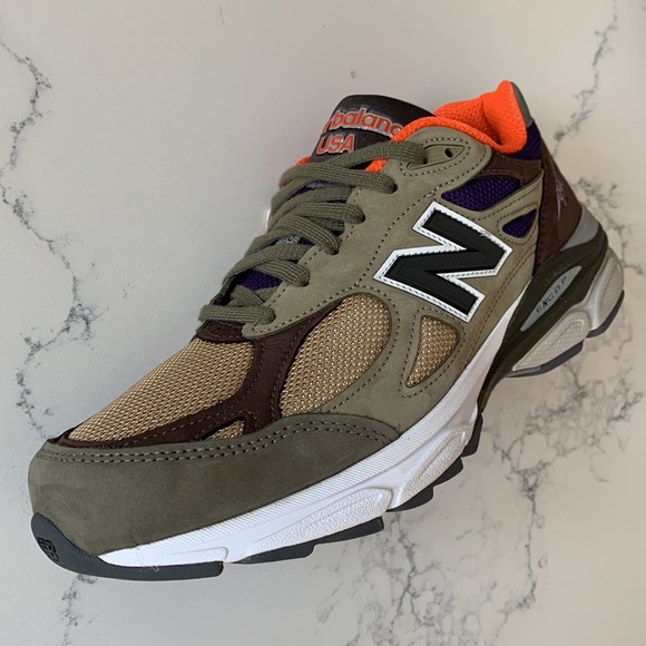 New Balance 990v3 Khaki Orange by Teddy Santis - Picture 4 of 10